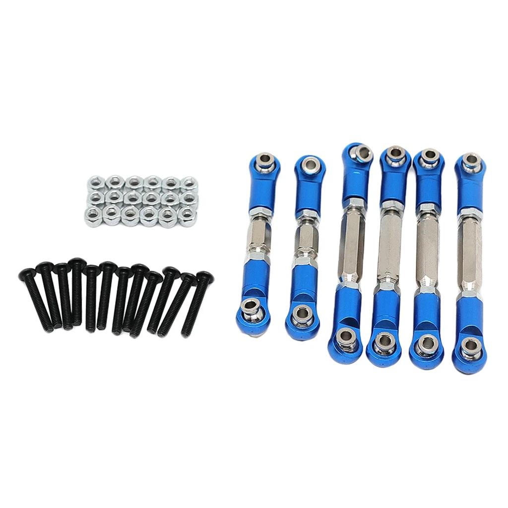 Metal Tie Rods Linkage Links Set for 1/10 Arrma Granite SENTON VORTEKS Typhon Big Rock RC Car Upgrade Parts