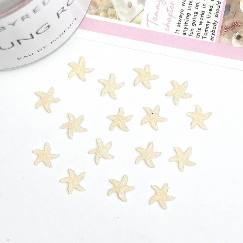 Starfish Nail Art Accessories Japanese Fresh Sweet Ocean Series Fine Glitter Nail Wearable Nails Earrings Accessories