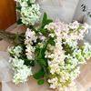 Artificial Flowers Lilac Bouquet for Home Office Decoration Realistic 3D Modeling Adjustable Stems Reusable Floral Arrangement Props