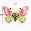 Hand-Painted Rhinestone Butterfly Brooch Pin - Cute & Versatile Jewelry Accessory