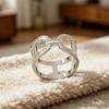 Hollow Scarf Ring Women Fashion Scarf Slide Ring Simple Silk Scarf Ring for Shirts Neckerchiefs Shawls T-Shirts