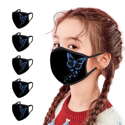 Outdoor 5PC Kinder Baumwolle Mund Maske waschbare wiederverwendbare