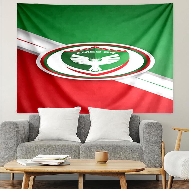 1PC Amed Sk Crest Design Tapestry, Unique Design Tapestry, Suitable for Bedroom,Livingroom, Playroom,Heartwarming Holiday Gifts