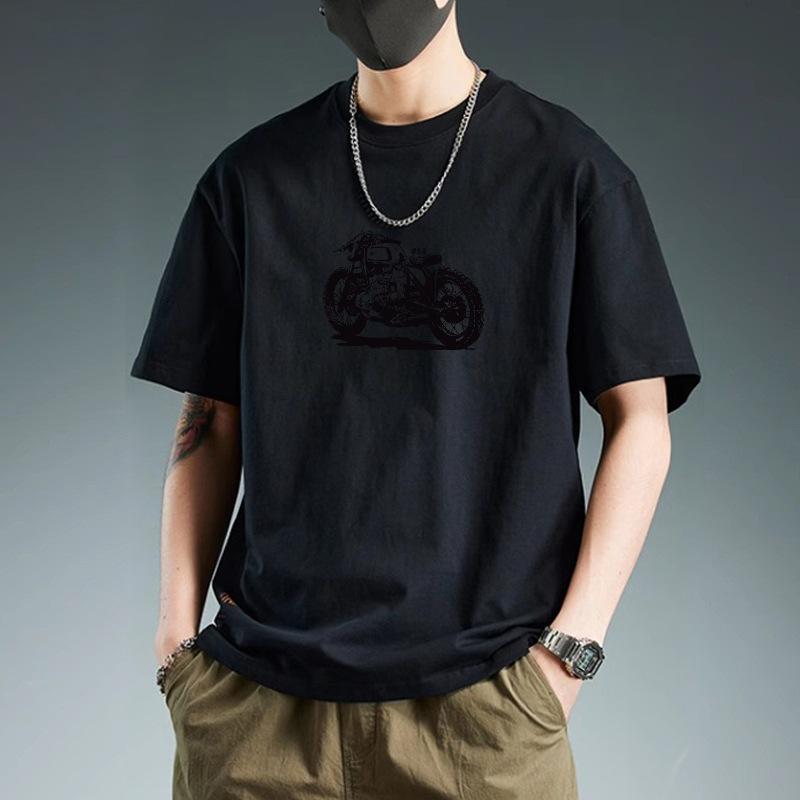 Cotton Men s Short Sleeve Loose Comfort Top Fashion T-Shirts Men’s S