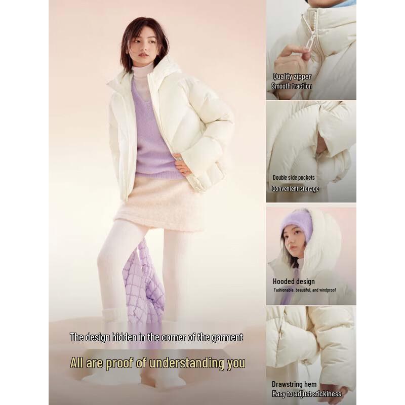 BOSIDENG B250245242 Hooded Warm Down Jacket