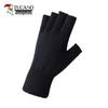 Woodpecker Winter Fingerless Wool Touchscreen Gloves