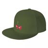 Red Cherry Fruit Realistic Cartoon Baseball Cap Custom Cap Rave Hood Baseball For Unisex Womens