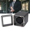 Single Watch Winder 5 Rotating Modes PU Lther Automatic Watch Winder Box with Light USB Type C Power Supply