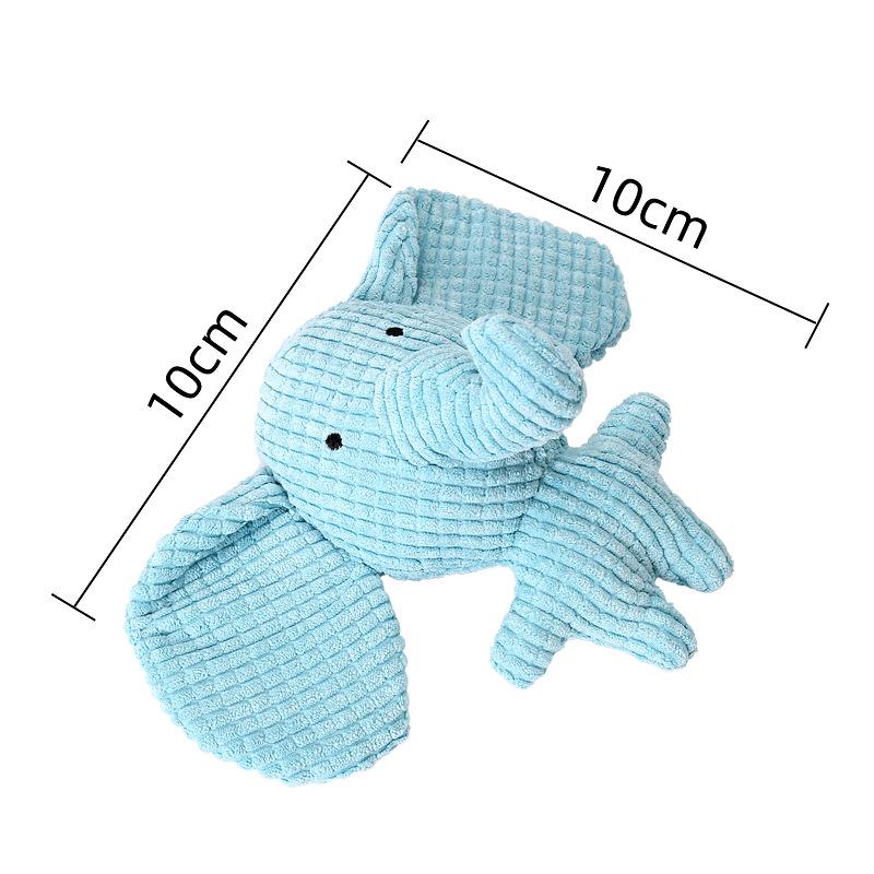 

Плюшева жовта качка іграшка для собаки: Скрипучий, стійкий до укусів прорізувач для цуценят та собак