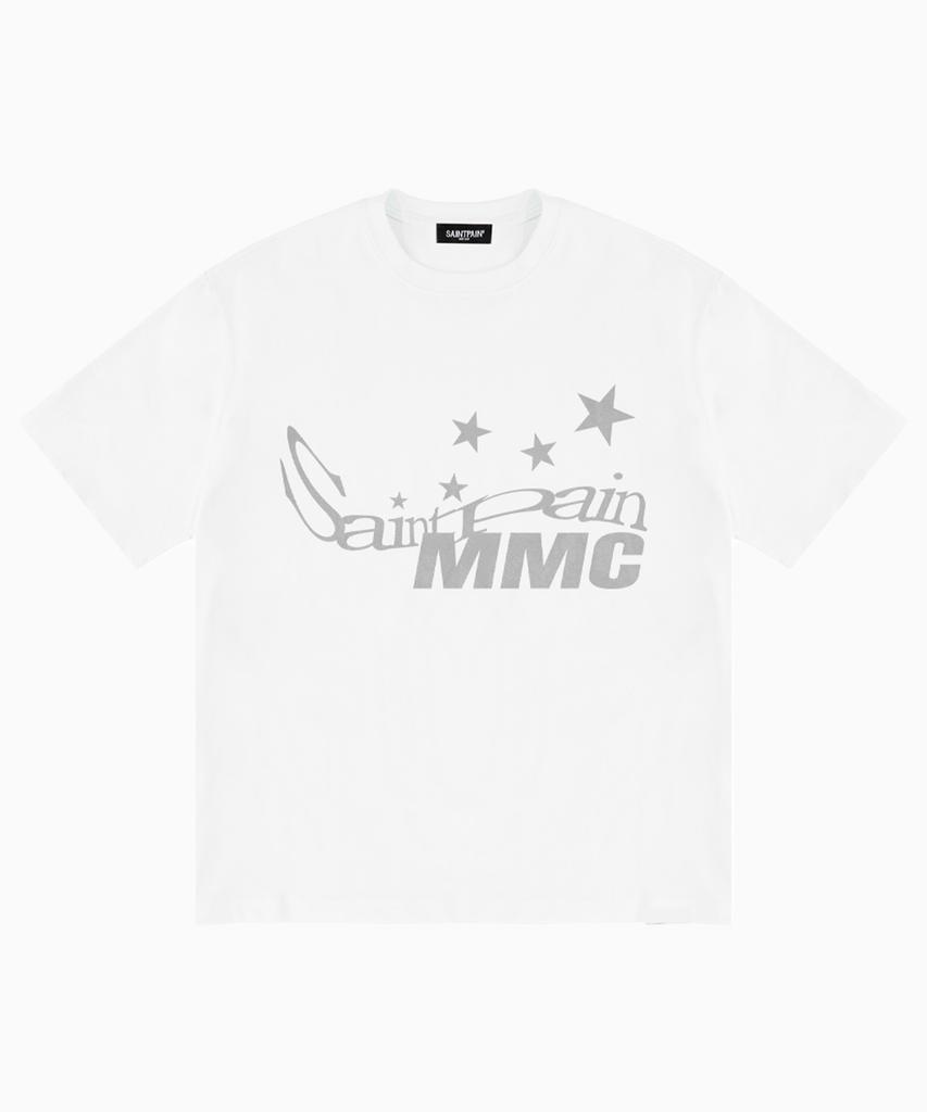 SAINTPAIN Sp Air Cotton Lettering Star Short Sleeve T-Shirt White