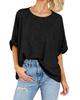 Women's Oversized Short Sleeve T Shirt Loose Casual Summer Tee