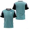 Camiseta Transpirable y Cómoda de Cuello Redondo con Estampado de Letras para Hombres, Top de Entrenamiento al Aire Libre para Tenis y Bádminton