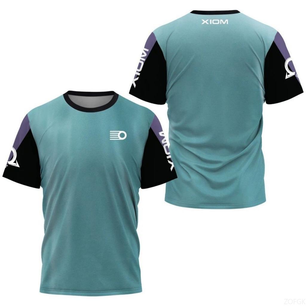 Camiseta Transpirable y Cómoda de Cuello Redondo con Estampado de Letras para Hombres, Top de Entrenamiento al Aire Libre para Tenis y Bádminton