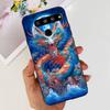 Für LG G8X ThinQ Hülle LG V50 ThinQ V50s ThinQ V50 Dual Screen Flüssigsilikon Bumper Coque Fundas Marmor Weltraummann Drache Capa