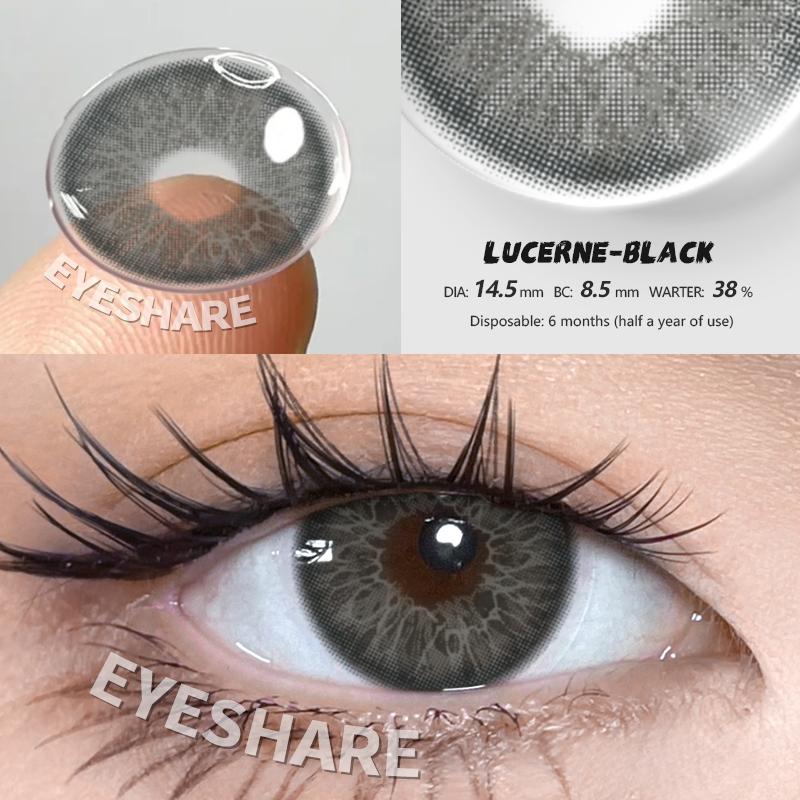 Eyeshare 1 Pair FLORENCE Series Eye Natural Looking Color Contact Lenses Cosmetic Contactlen