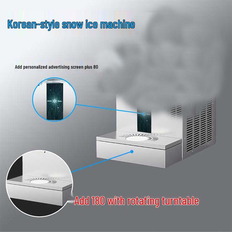 Summer Four-Flavor Snowflake Ice Noodles Machine – Popular Commercial Ice Maker