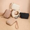 Fashion Women Girls Zipper Change Pouch Women Mini Straw Wallets Coin Purses Card Holder Money Bag