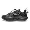 Li Ning Youth  Childrens Starry Comfortable Shock Absorption Low Top Running Shoes Kids Running Shoes Black YKCU142-5