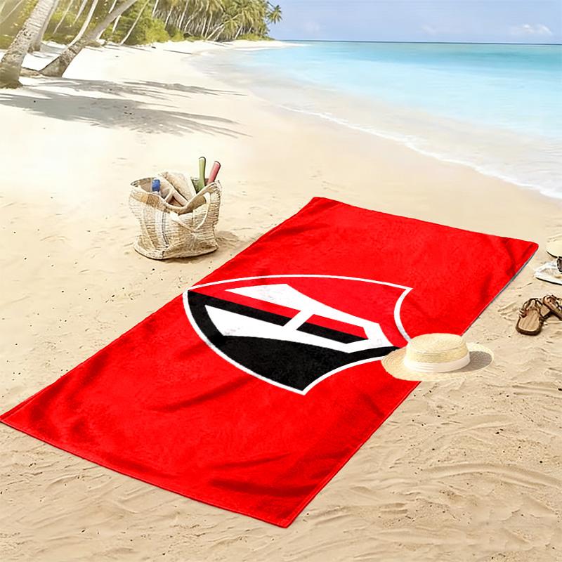 Atlas FC Print Beach Towel, Large Soft Quick Dry Towel for Beach Camping Swimming