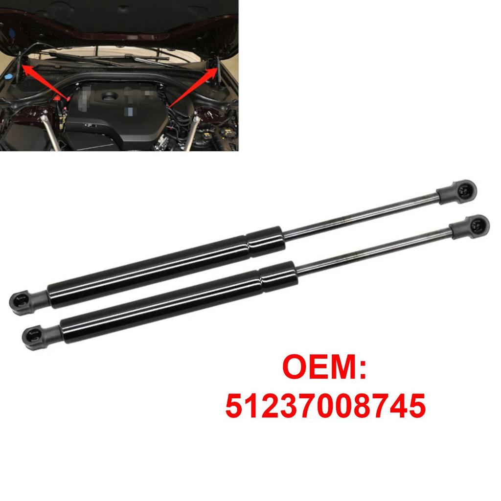 Lift Support Rod Hood Bonnet Cover Gas Struts for E60 E61 528i 535i Car Hood Lift Supports Shock Struts 51237008745