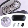 Multipurpose Eyeglasses Contact Lens Holder with Double Layered Soft Protective Lining Eyeglass Holder Eyewear Case
