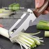 3-in-1 Stainless Steel Peeler, Shredder, Scallion Cutter, Grater & Bottle Opener for Home Kitchen.