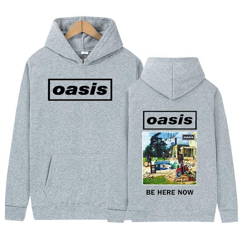 British Band O-Oasis Graphic Hoodie Men Vintage High Quality Oversized Sweatshirt Y2k Unisex Fleece Pullover Hoodies Streetwear