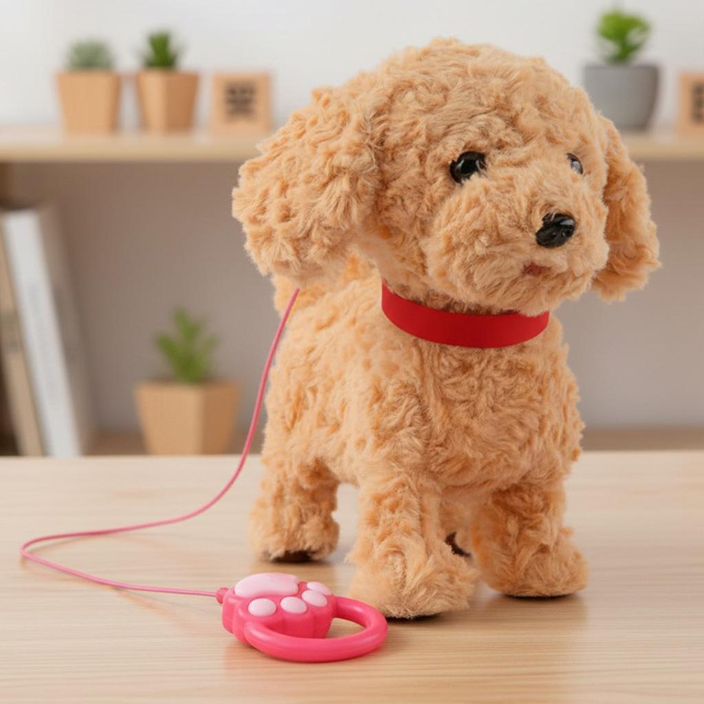 Realistic Interactive Puppy Pet Dog with Touch Sensing Tongue & Licking Motion Present Pet Gifts for 3+ Year Boys Girls