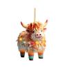 2023 Colorful Cute Acrylic Cow Car Accessory Adorable Cartoon Style For Decor Vehicle