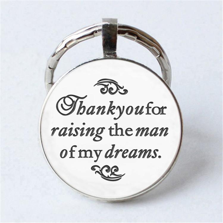 Keychain Accessories Pendant Floral Thanksgiving Text Good Friends Retro Personalized Keychain Gift Pendant