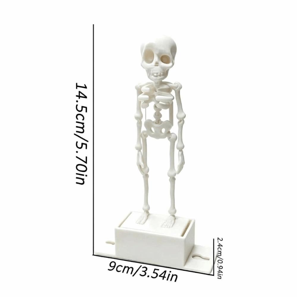 Air Pump Driven Dancing Skeleton Aquarium Bubbler Water Wiggling Skeleton Decor Halloween Party