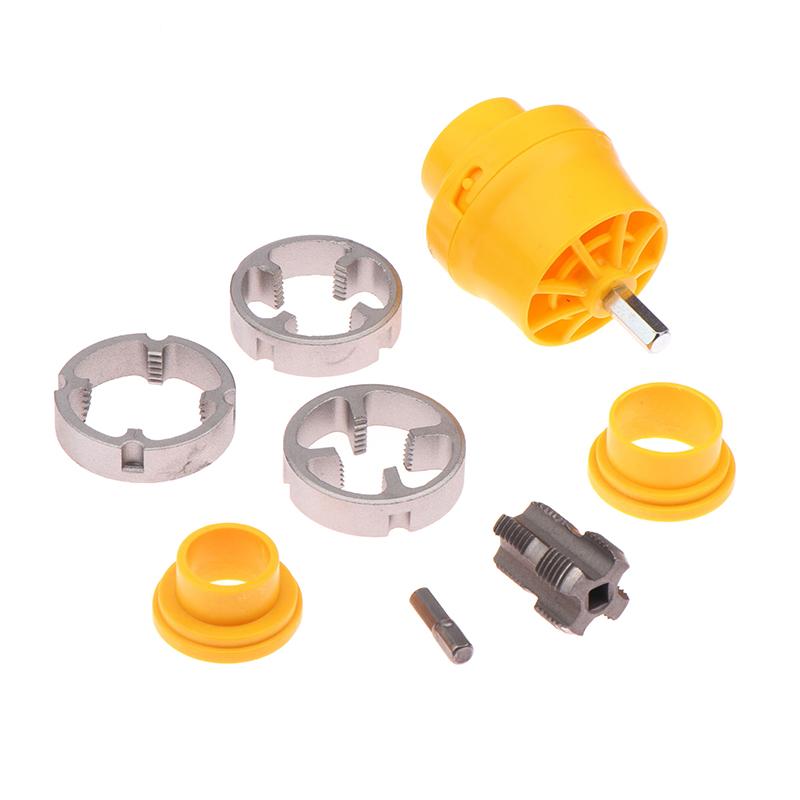 Electric Drill Compatible Pvc Pipe Threader Kit With Various Die Sizes 1/2'' 3/4'' For Electric Drill Accessories
