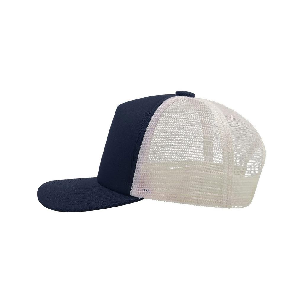 Atlantis Record Mid Visor 5 Panel Trucker Cap (Pack of 2)