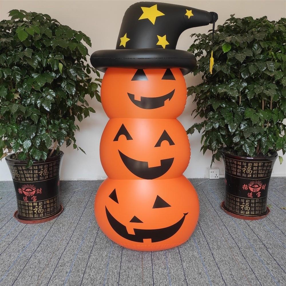Convenient Ghost Inflatable Model Pumpkin Ghost Stand Up Halloween Balloons Courtyard Festival