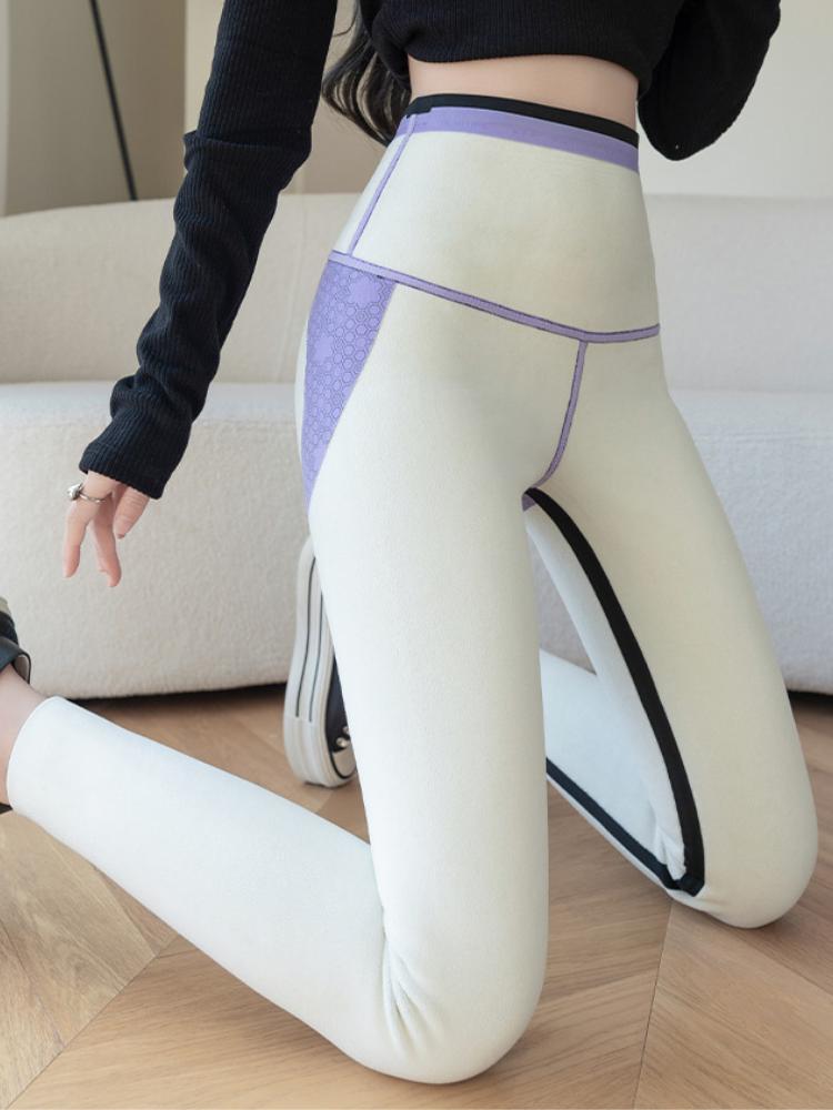 Thermal Shark Skin Leggings Women Winter Thick Fleece Lined Tights Pants Long Johns High Waist Skinny Warm