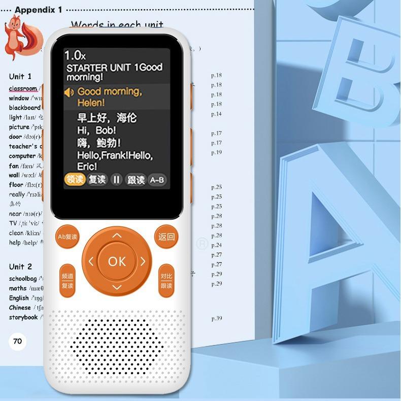 Pocket Learning Machine English Learning Artifact Human Teaching Textbook Synchronous Point Reading Repeat Walkman