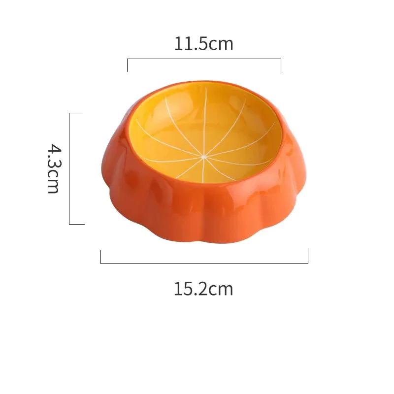 Cute Designs Pet Ceramics Bowl Watermelon Strawberry Shape Cat Food Bowl Small Dog Colorful Water Suppliers Cat Bowl