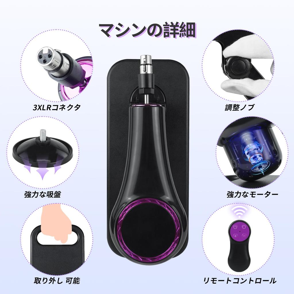 NEKMOKIN Piston Electric Adult Piston Machine for Dildo with Suction Sex Remote Control Automatic Speed Adult Piston Machine for Japanese Instruction