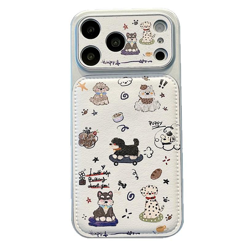 Transform your iPhone 17 Pro Max with our cute cartoon dog case, featuring a skin-like texture and anti-drop protection. Compatible with Apple 16.