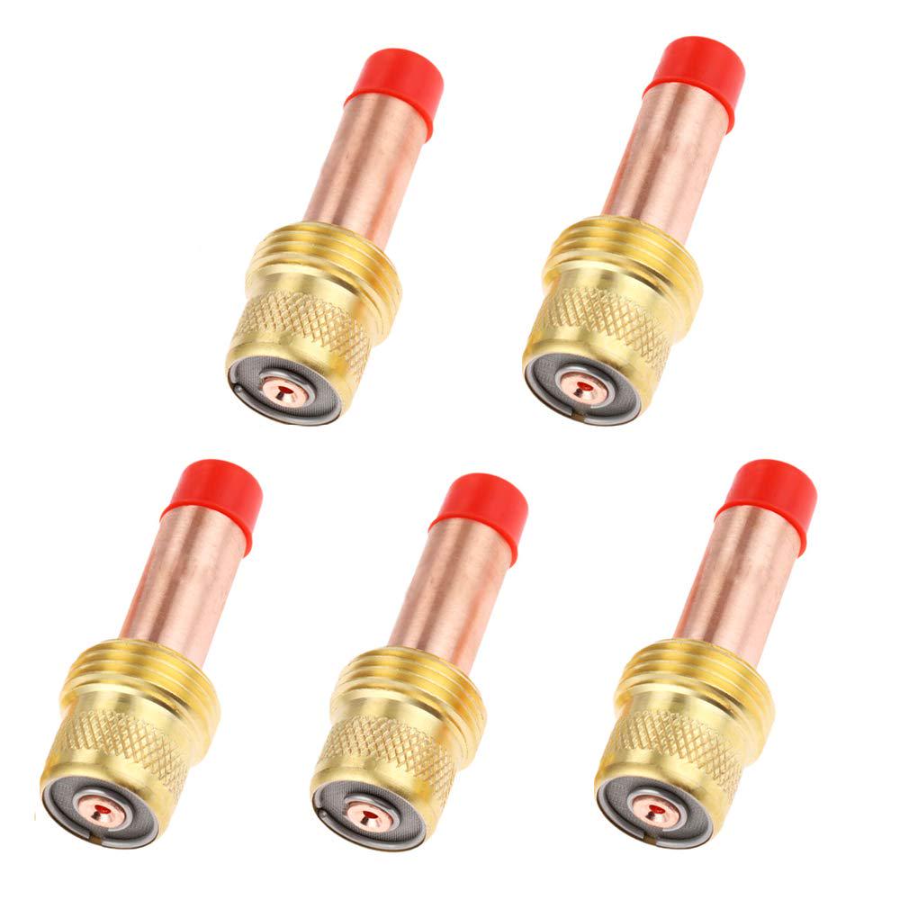 TIG Collet Body, Gas Lens Collet Body, Hole Diameter 2.4MM Durable 45V26 Welding Torch Wp-26 Tig