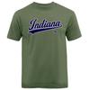 State of Indiana Swoosh IN Graphic T-shirt Unisex T-Shirt
