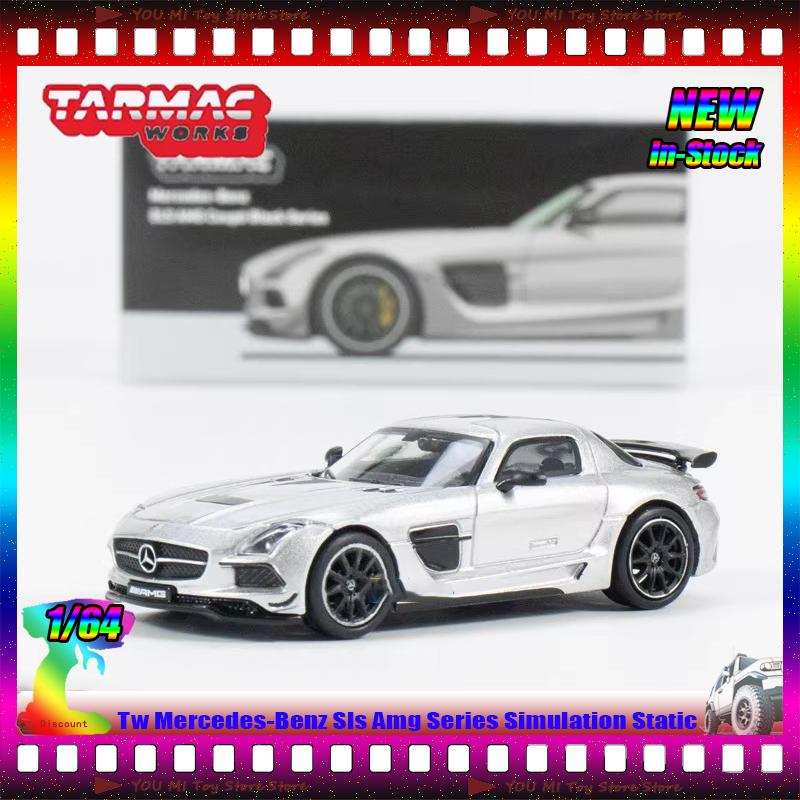 Tw Mercedes-Benz Sls Amg 1:64 Scale Die-Cast Car Model Simulation Static Alloy Miniature Custom Toys For Children Gifts Ornament