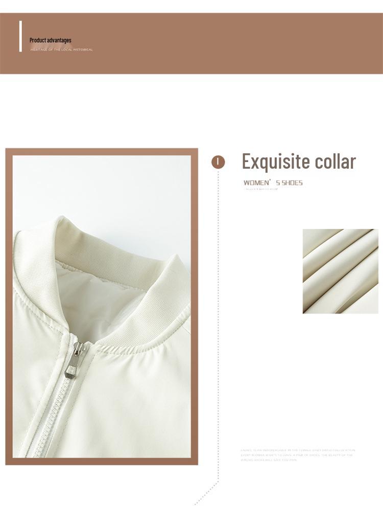 Vielseitige Baumwolljacke mit Baseballkragen für Herren - Gepolstert, warm und bequem für Herbst und Winter