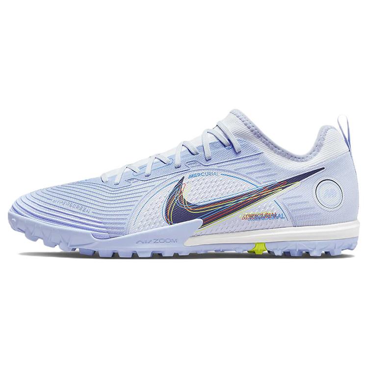 New Nike Mercurial Air Zoom Vapor 14 Pro Tf Football Grey Light Marine DJ2851-054