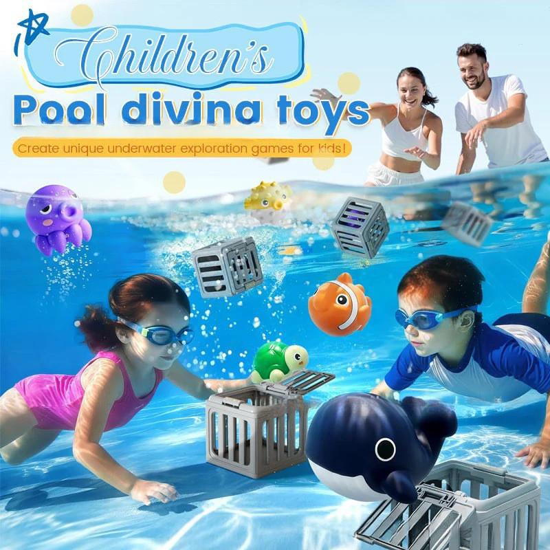 Childrens Pool Diving Toys With 3d Animal Designs For Water Fun And Play