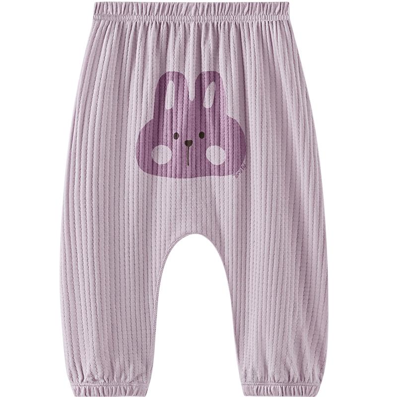 TONGTAI Baby Pure Cotton Summer Big PP Casual Long Pants 80