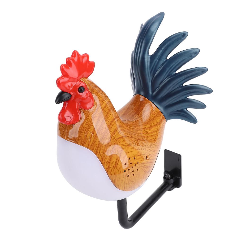 Cordless Wall Sconces with Sound 3 Colors Temperature Rooster Shape Touch Control Dimmable Rechargeable LED Wall Lights for Bedroom