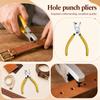 Leather Watch Strap Hole Punch Pliers - Hand Tool for All Leather Projects