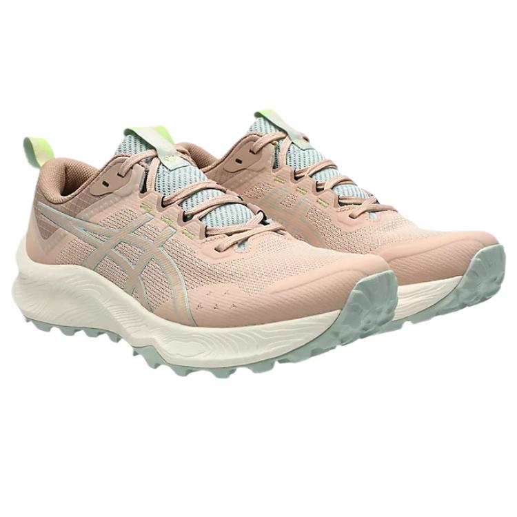 Asics Trabuco Terra 3 Fashion Comfortable Versatile Trendy Mesh Shock Absorbing Breathable Low Top Running Shoes Women sneaker Pink 1012B925-700