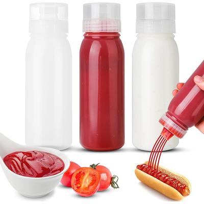 3 τεμάχια Πορώδη Μπουκάλια Squeeze για Κέτσαπ, Σαλάτα, Σάλτσα BBQ και Λάδι 380ML